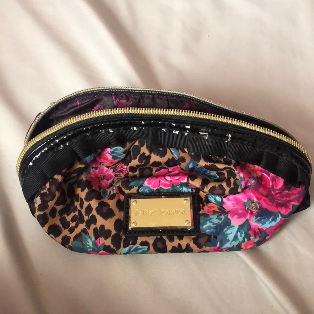 Small Betsey Johnson makeup bag